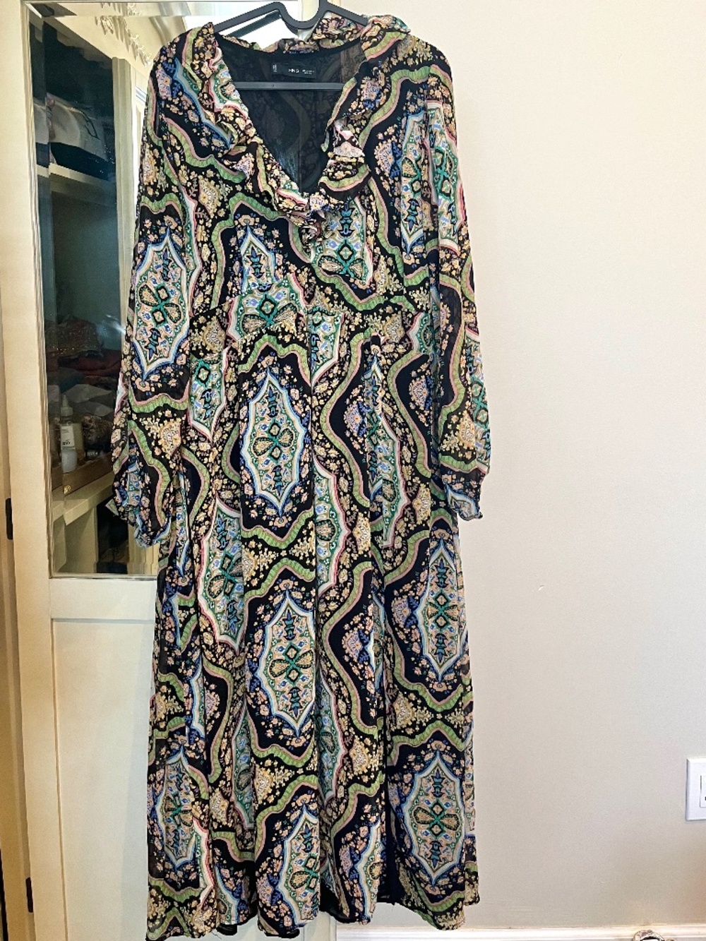 Baroque Print Dress